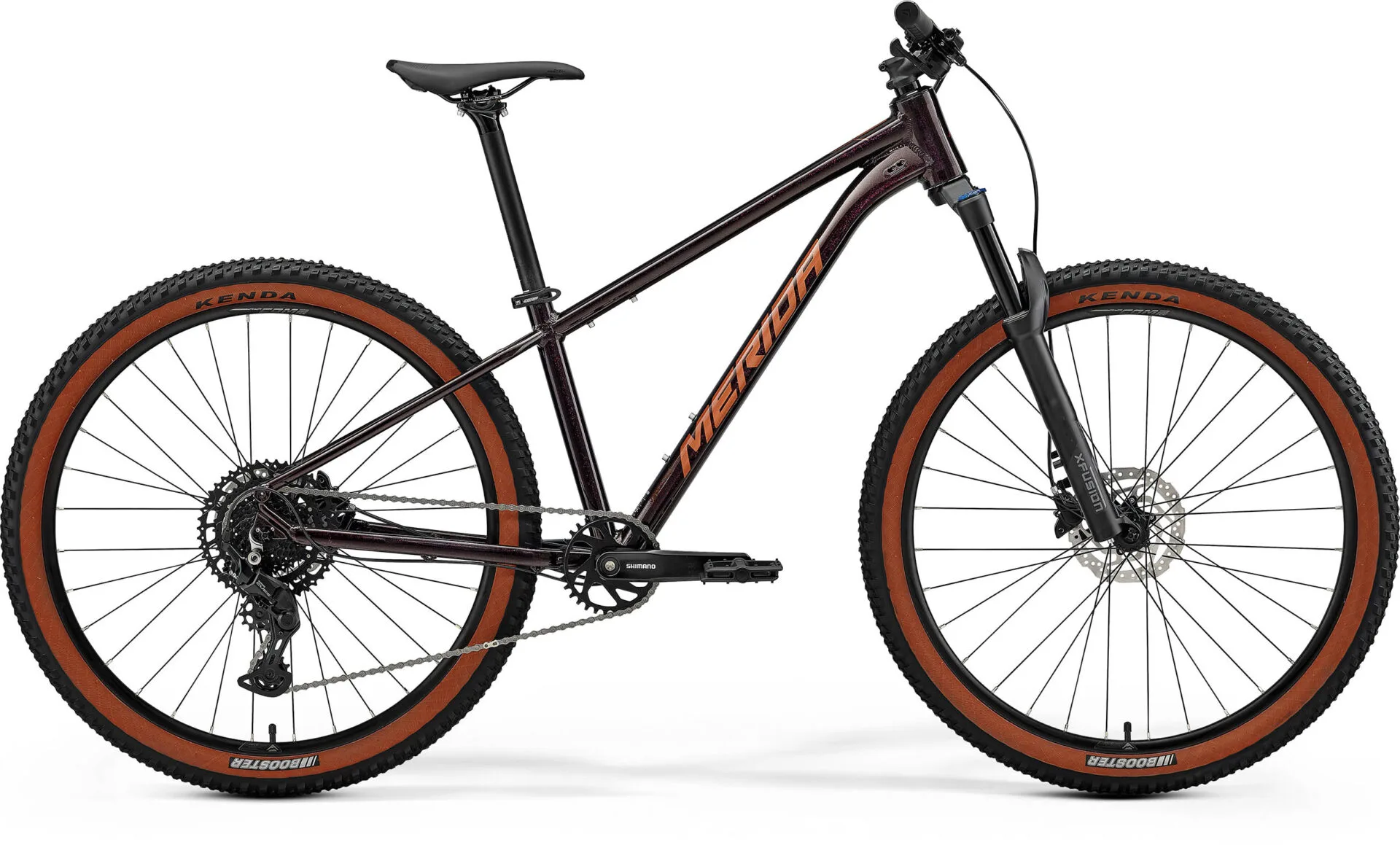 Merida Big Seven 40 - Metallic Black (Red) - MY26