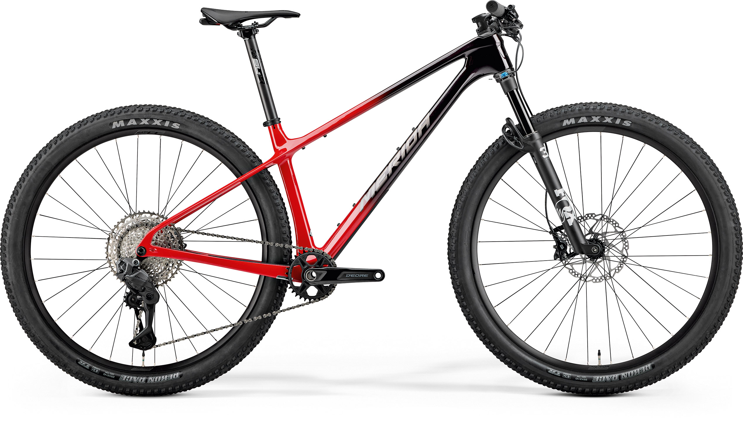 Big Nine 7000 - Black/Red (Warm Slate Grey) - MY26