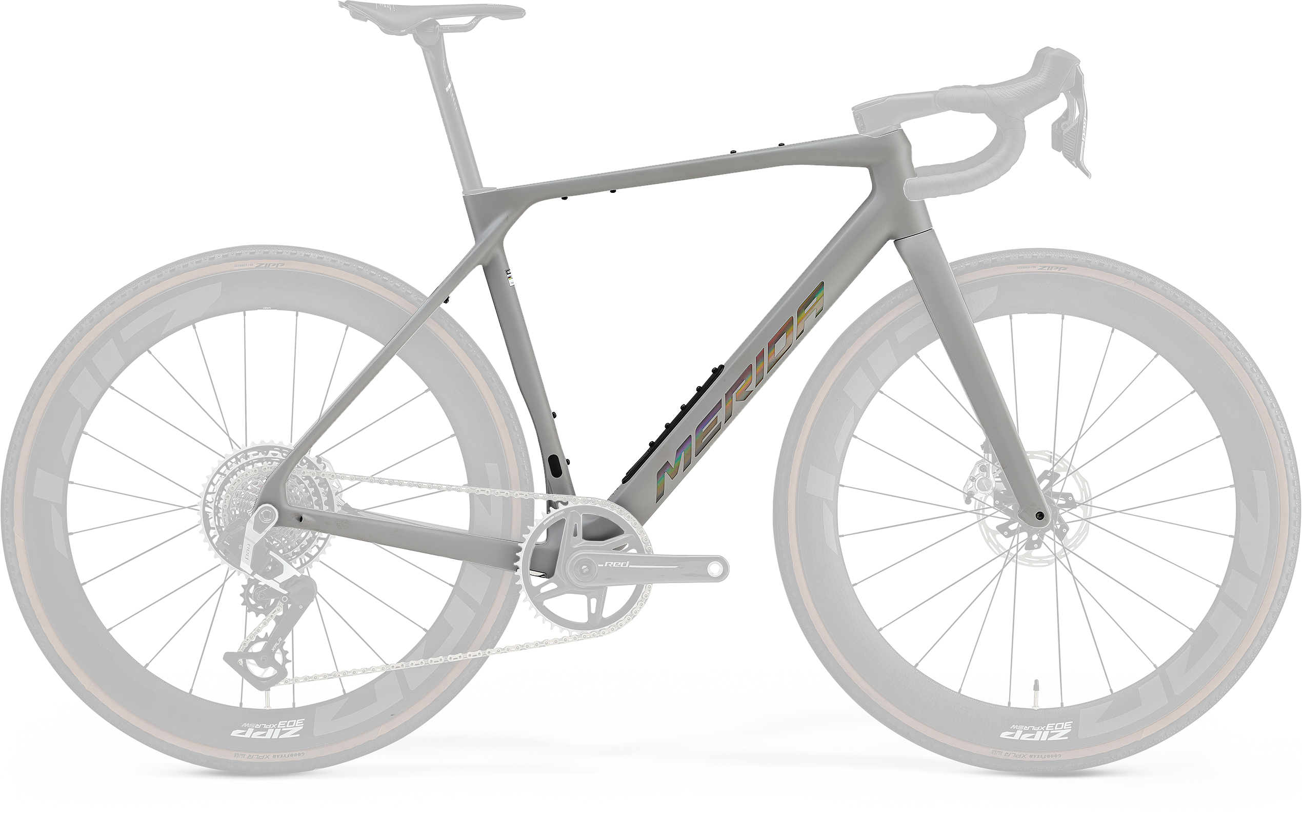 Mission 10K Frame - Silk Grey (Holo Silver)