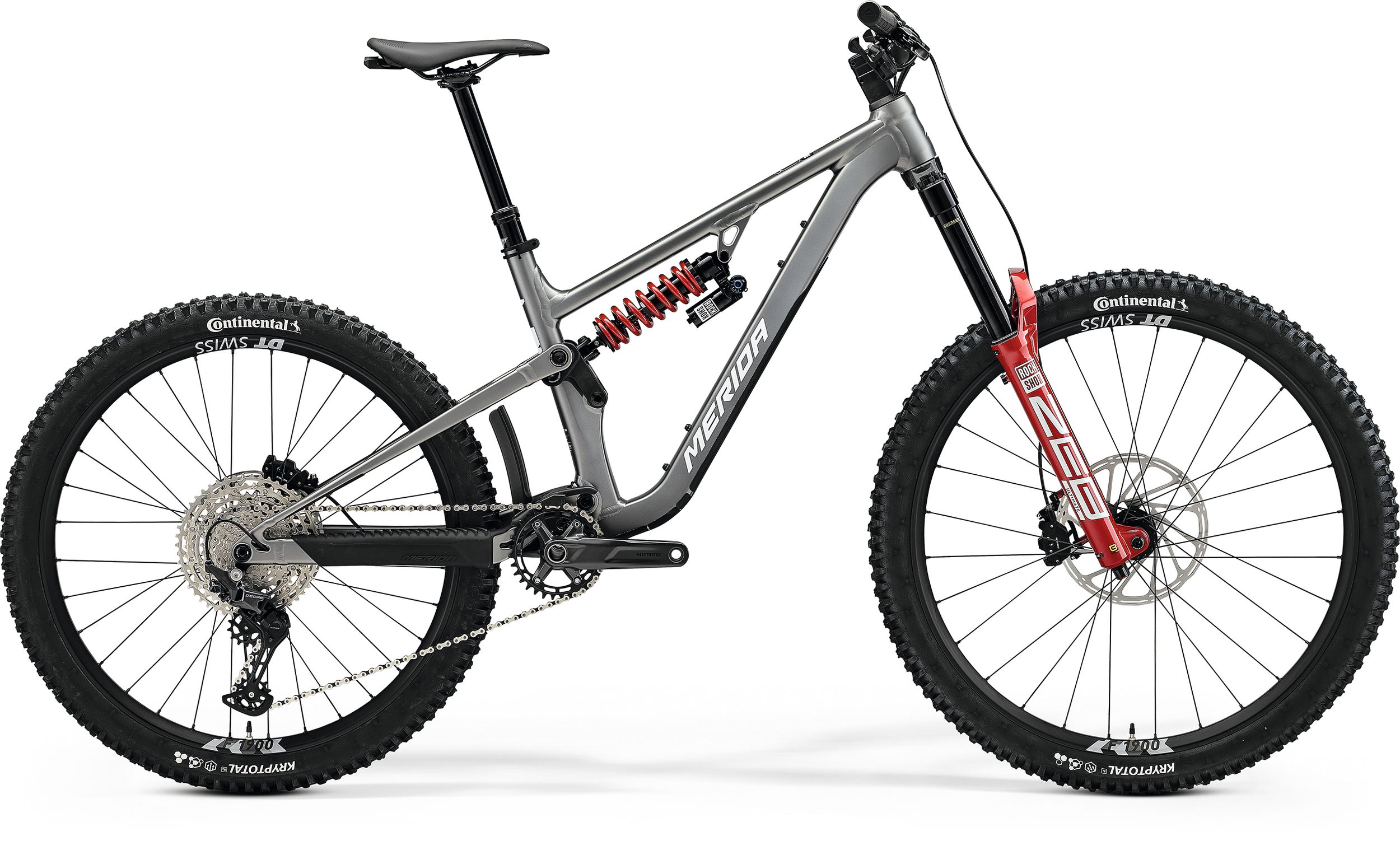 One-Sixty FR 800 - Silk Gunmetal Grey (Red/White) - MY26